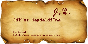 Jász Magdaléna névjegykártya